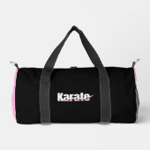 Sac De Sport Karate Martial Arts Girl Rose (Recto)