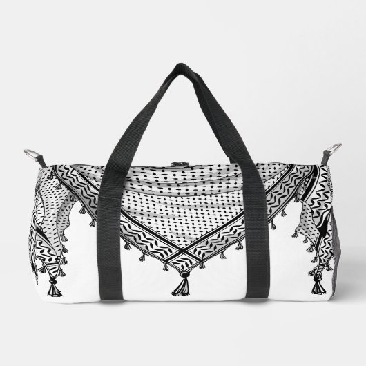 Sac De Sport Keffiyeh Écharpe palestinienne tissu traditionnel (Recto)