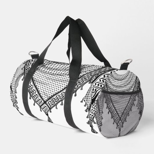 Sac De Sport Keffiyeh Écharpe palestinienne tissu traditionnel (Coin droit)