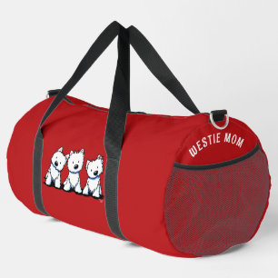Sac De Sport KiniArt Westie Trio