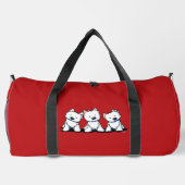 Sac De Sport KiniArt Westie Trio (Verso)