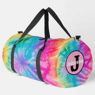 Sac De Sport Kit de personnalisation de monogramme Tie Dye arc-