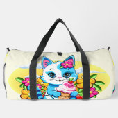 Sac De Sport Kitty Chat avec crème glacée Summer Kawaii Caractè (Verso)