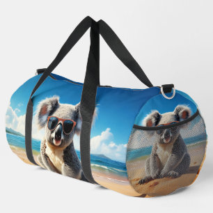 Sac De Sport Koala sur une plage de sable