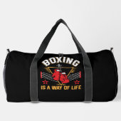 Sac De Sport La boxe est un mode de vie (Verso)
