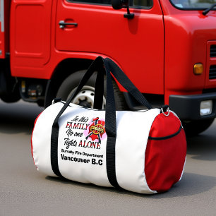 Sac De Sport La famille se bat ensemble contre le rouge
