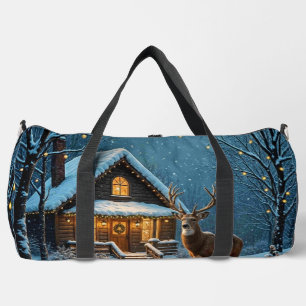 Sac De Sport La visite de Noël enneigée de Big Buck