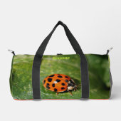 Sac De Sport Ladybug Close Up Personnalisé (Recto)
