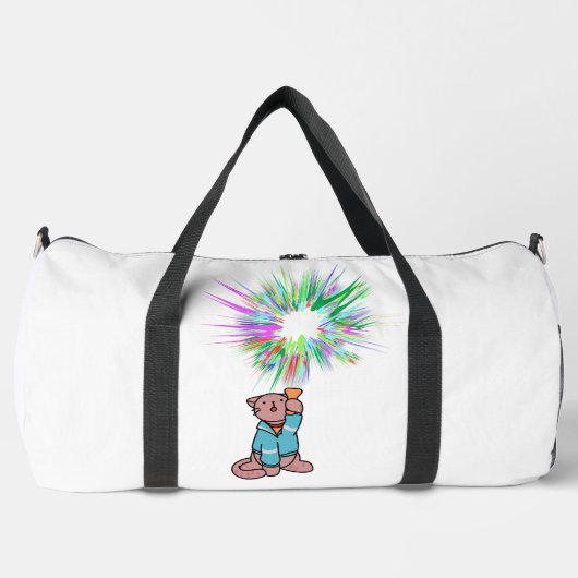 Sac De Sport lampe torche du chat (Recto)