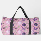 Sac De Sport Lavande Purple Rose Orchidées Florales Grand (Recto)
