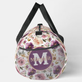 Sac De Sport Lavande violet rose Roses floraux grand (Droite)