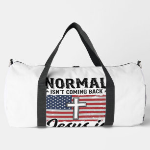 Sac De Sport Le Normal Ne Revient Pas Jésus Révélation T-Shirt_
