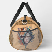 Sac De Sport Le tigre et la femme, force et grâce. (Droite)