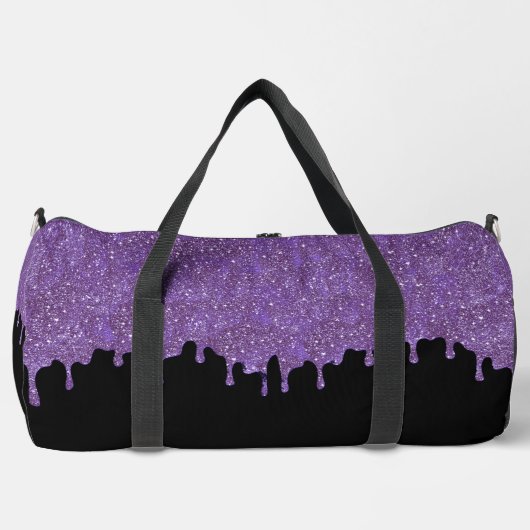 Sac De Sport Lecteurs de Parties scintillant violet Fille Noir (Recto)