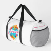 Sac De Sport LEIIWAA Gym Bag – "Not Your Basic Sis – I'm the Bl (Coin droit)