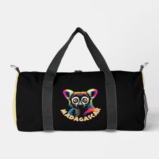 Sac De Sport Lémurien de Madagascar (Recto)