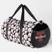 Sac De Sport Les amateurs de baseball cool ajoutent du monogram (Coin droit)