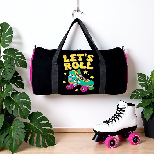Sac De Sport Let's Roll Retro Roller Skate