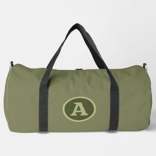 Sac De Sport Lettre personnalisée vert armée uni tendance.