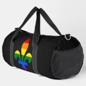 Sac De Sport LGBT pride fleur-de-lis  (Coin droit)