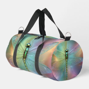 Sac De Sport Libellule élégante pastel Fractale d'art,