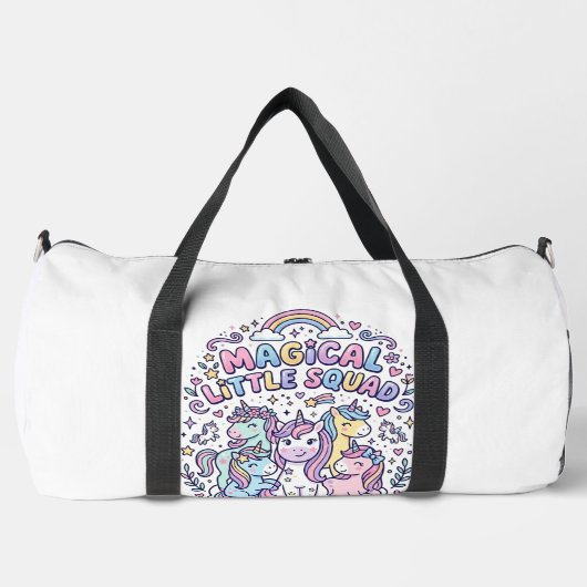 Sac De Sport Licorne Magical Little Squad Conception Graphique (Recto)