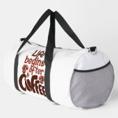 Sac De Sport Life Begins After Coffee Graphic (Coin droit)