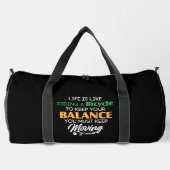 Sac De Sport Life Bicycle Keep Balance Moving (Verso)