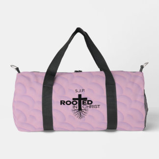 Sac De Sport Lilas Rose Bulles Ondulées Enracinées Dans Le Chri