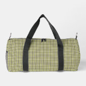 Sac De Sport Lime Green Plaid Classic Pattern Retro (Verso)