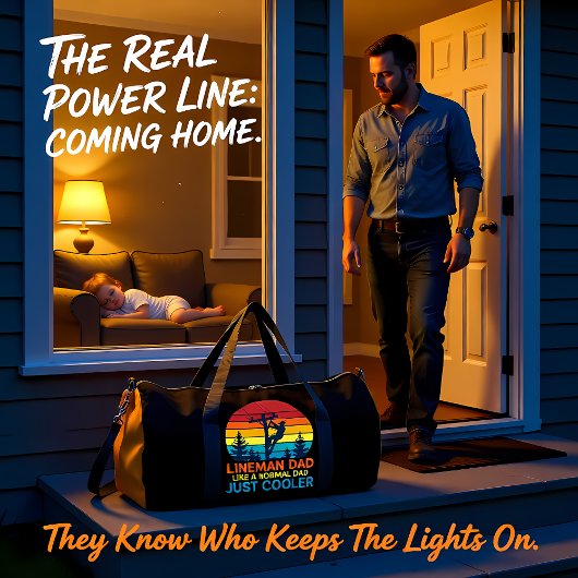 Sac De Sport Lineman Dad Like Normal Just Cooler