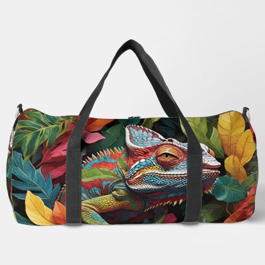 Sac De Sport Lizard Leaves & Couleur (Recto)
