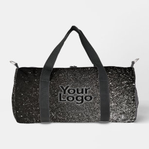 Sac De Sport Logo d'affaires de luxe Parties scintillant noir e