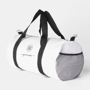 Sac De Sport Logo d'entreprise élégant et texte de script Fitne