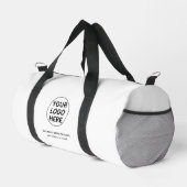 Sac De Sport Logo d'entreprise en noir et blanc (Coin droit)