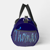 Sac De Sport Logo du nom Thomas étoilé bleu, (Droite)