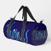Sac De Sport Logo du nom Thomas étoilé bleu, (Coin droit)