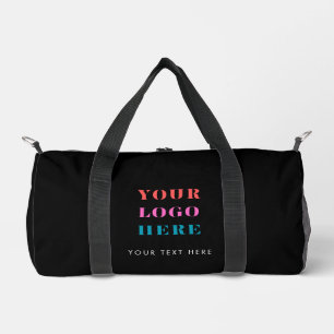 Sac De Sport Logo et texte personnalisés Fitness entreprise noi