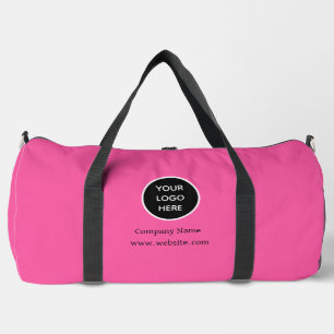 Sac De Sport Logo Personnalisé Entreprise Pink Entreprise
