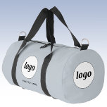Sac De Sport Logo Texte promotionnel Business Blue<br><div class="desc">Ajoutez votre propre logo et du texte personnalisé à cette conception. Nom de votre entreprise, slogan, site Web ou numéro de téléphone. Minimaliste et professionnel. Idéal pour un produit promotionnel pour vos employés, employés, clients et clients. Idéal pour les salons, les voyages, les événements d'entreprise ou sportifs et les cadeaux....</div>