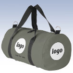 Sac De Sport Logo Texte promotionnel Business Sage Green<br><div class="desc">Ajoutez votre propre logo et du texte personnalisé à cette conception. Nom de votre entreprise, slogan, site Web ou numéro de téléphone. Minimaliste et professionnel. Idéal pour un produit promotionnel pour vos employés, employés, clients et clients. Idéal pour les salons, les voyages, les événements d'entreprise ou sportifs et les cadeaux....</div>