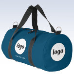 Sac De Sport Logo Texte promotionnel Business Turquoise Vert<br><div class="desc">Ajoutez votre propre logo et du texte personnalisé à cette conception. Nom de votre entreprise, slogan, site Web ou numéro de téléphone. Minimaliste et professionnel. Idéal pour un produit promotionnel pour vos employés, employés, clients et clients. Idéal pour les salons, les voyages, les événements d'entreprise ou sportifs et les cadeaux....</div>