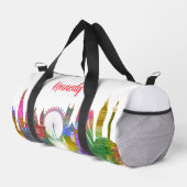 Sac De Sport Londres Skyline - Rainbow (Coin droit)