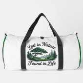 Sac De Sport Lost in Nature Found in Life" - Outdoor Explorer  (Verso)