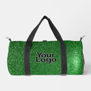 Sac De Sport Lucky Emerald Green Parties scintillant Logo d'aff