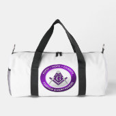 Sac de sport maçonnique violet (Verso)