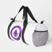 Sac de sport maçonnique violet (Coin droit)
