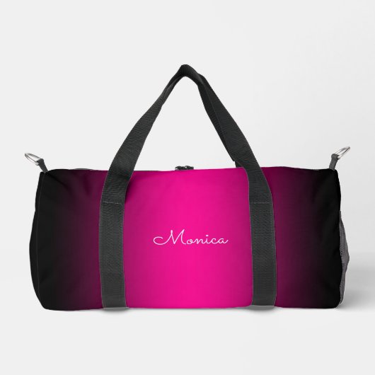 Sac De Sport Magenta Ombre de bord noir (Recto)