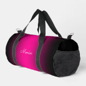 Sac De Sport Magenta Ombre de bord noir (Coin droit)