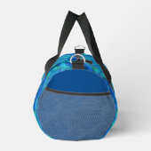 Sac De Sport Magnifique Abstrait Bleu Paon (Droite)